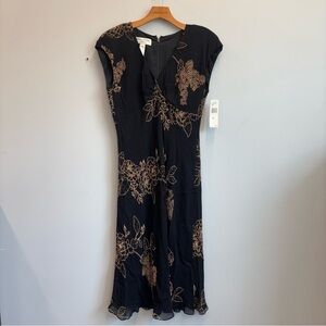 NWT Vintage Jones New York Dress Womens 16 Y2K Fairy Grunge Midi Whimsigoth